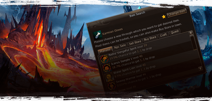 In-game info and guides